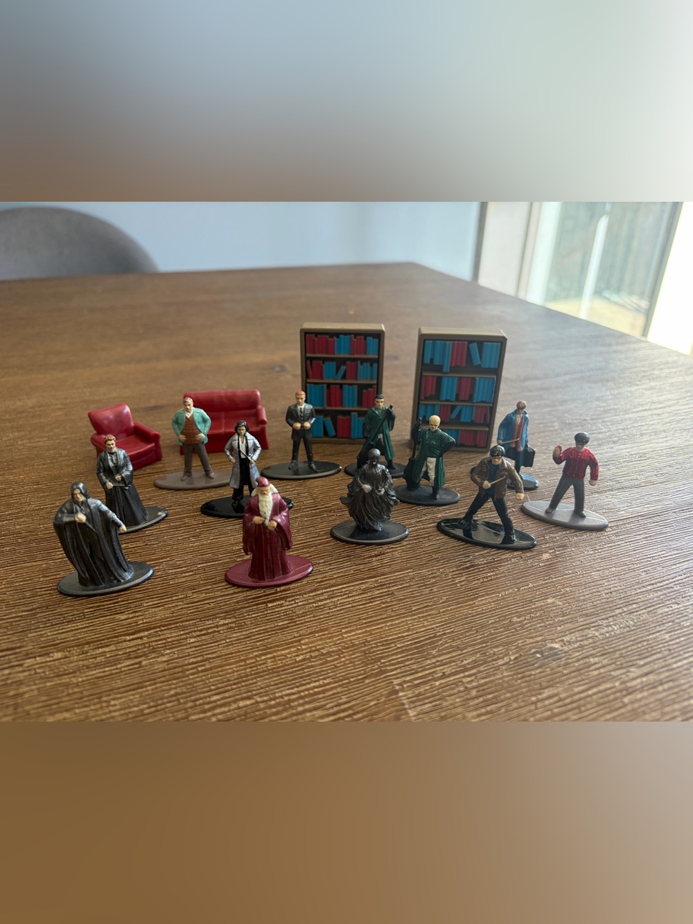 HARRY POTTER - Miniature Metal Tabletop Figurine Set